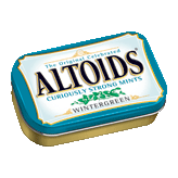 Altoids Mints Curiously Strong Wintergreen Left Picture